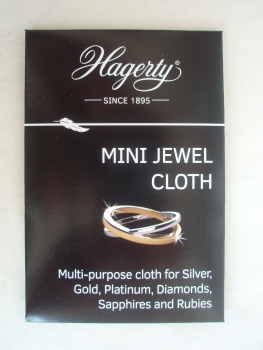 Hagerty - silver & jewel cloth mini